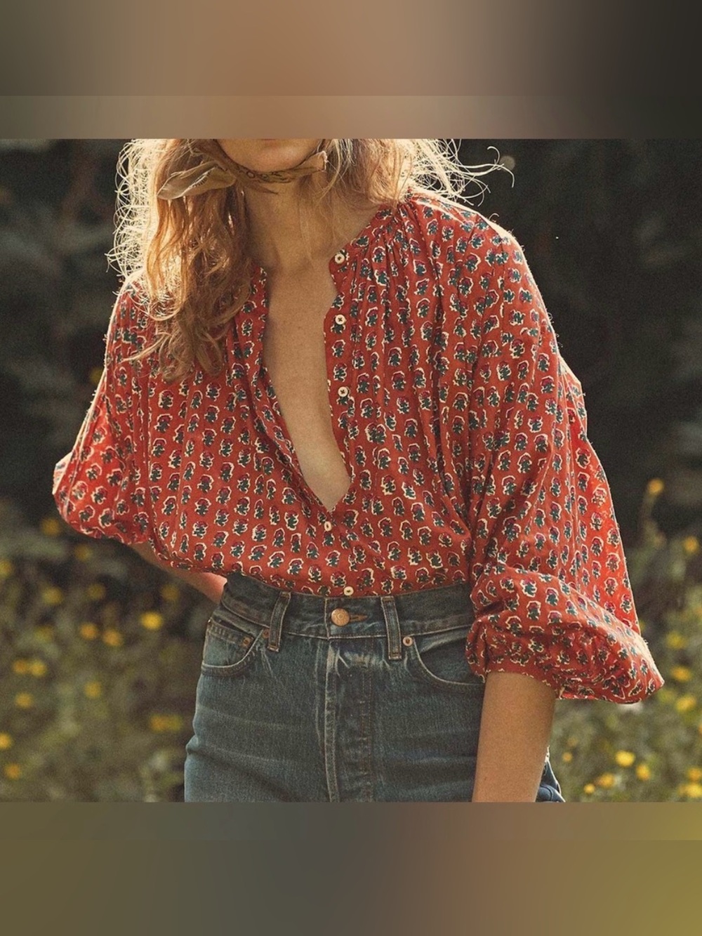 Doen Jane in calico canyon blooms size XL